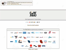 Tablet Screenshot of ipv4.sixxs.net